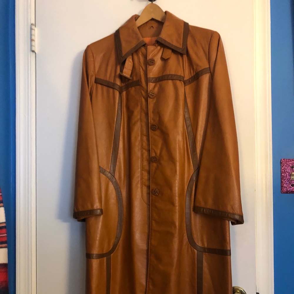 Vintage real leather jacket